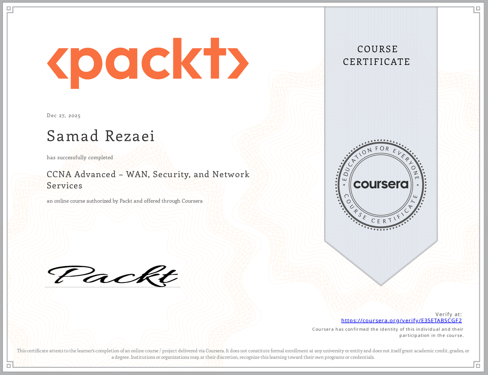 CCNA Advanced